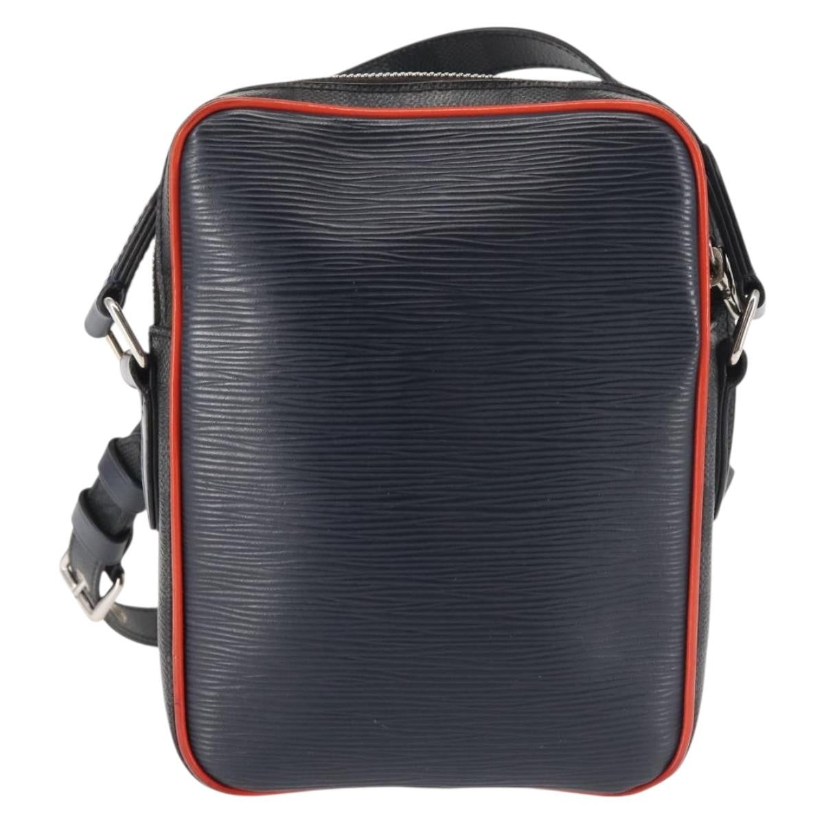 Louis Vuitton Danube Handbag Epi Leather, NAVY, LEATHER, Handbag