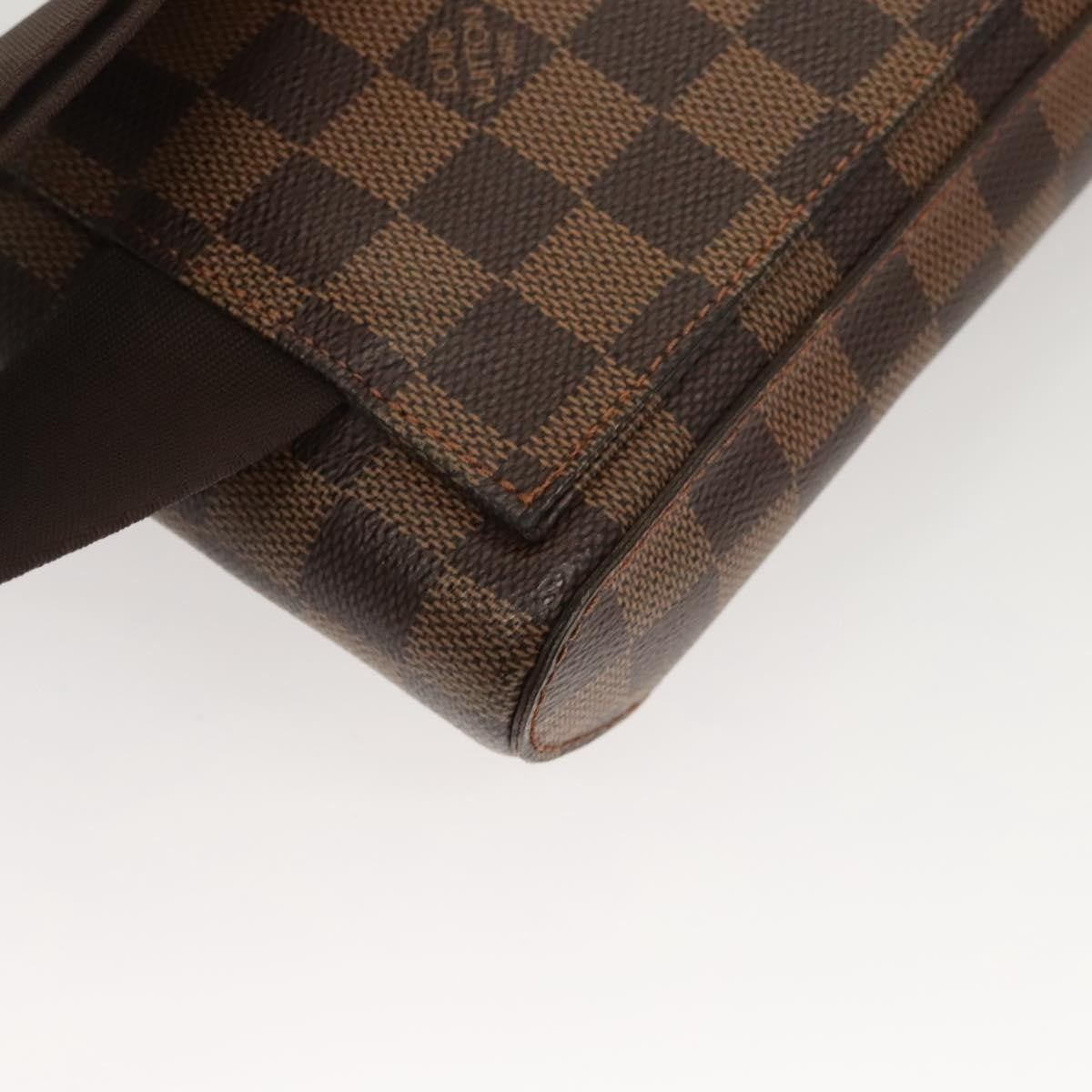 Louis Vuitton Geronimos Waist Bag Damier, BROWN, CANVAS, Shoulder bag