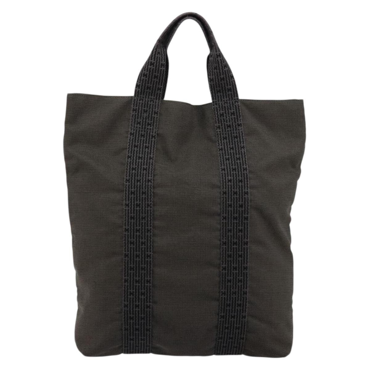 Hermes Fourre-tout Herline Fourre-tout Herline, Gray, Canvas, Tote Bag