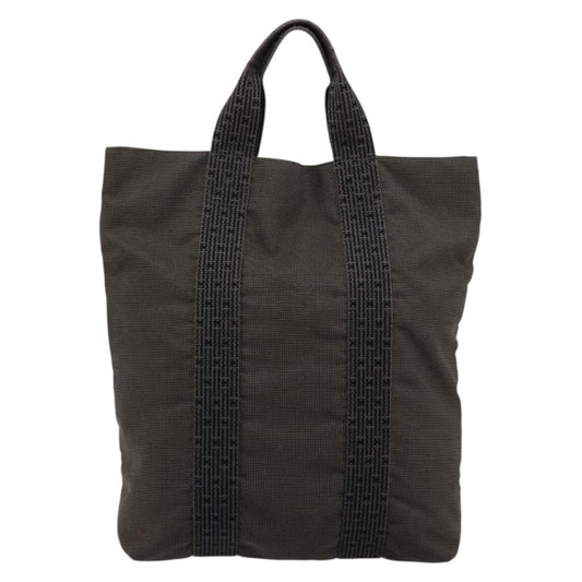 Hermes Fourre-tout Herline Fourre-tout Herline, Gray, Canvas, Tote Bag