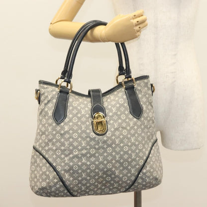 Louis Vuitton Elegie Handbag Monogram Idylle, NAVY, CANVAS, Handbag