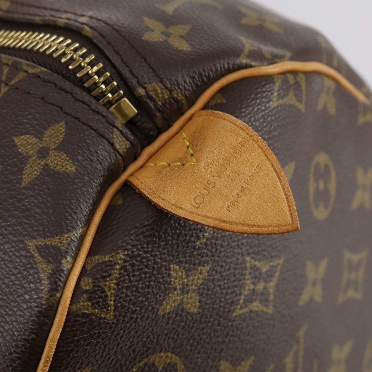 Louis Vuitton Keepall Bag Monogram Canvas, BROWN, CANVAS, Travel bag