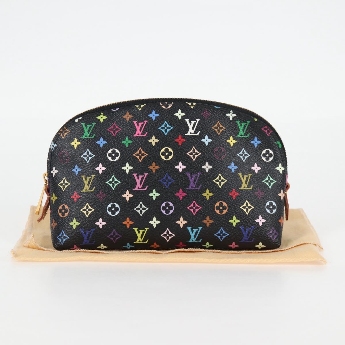 Louis Vuitton Cosmetic Pouch Monogram Multicolor, MULTICOLOUR, CANVAS, Toiletry Case