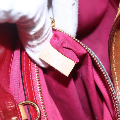 Louis Vuitton Catalina Handbag Monogram Vernis, PINK, PATENT_LEATHER, Handbag