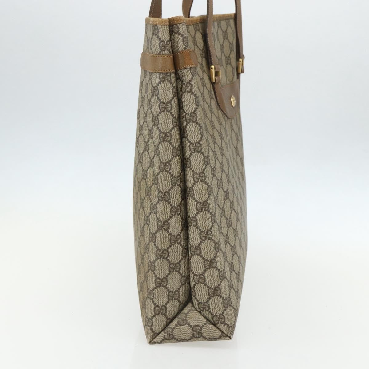Gucci GG supreme tote bag Canvas, BEIGE, CANVAS, Tote bag