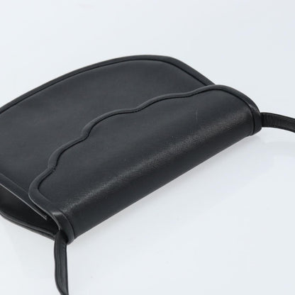 Saint Laurent Vintage Shoulder Bag Leather, Black, Leather, Shoulder Bag