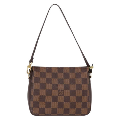 Louis Vuitton Trousse Make Up Bag Damier Canvas, Brown, Canvas, Clutch