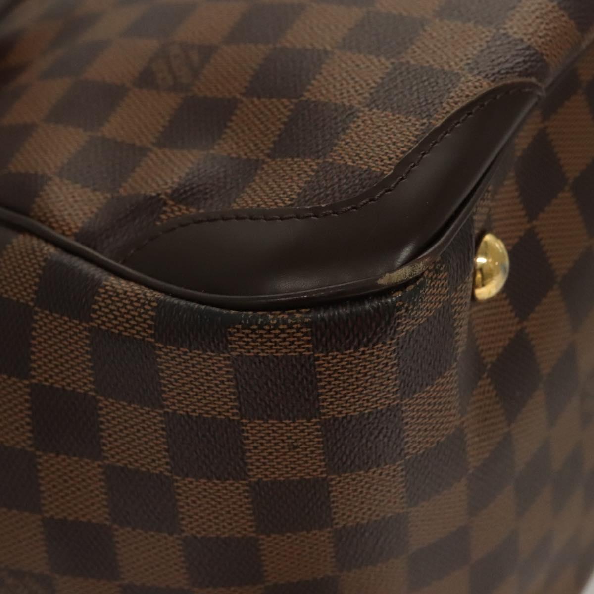 Louis Vuitton Verona Handbag Damier, BROWN, CANVAS, Shoulder bag