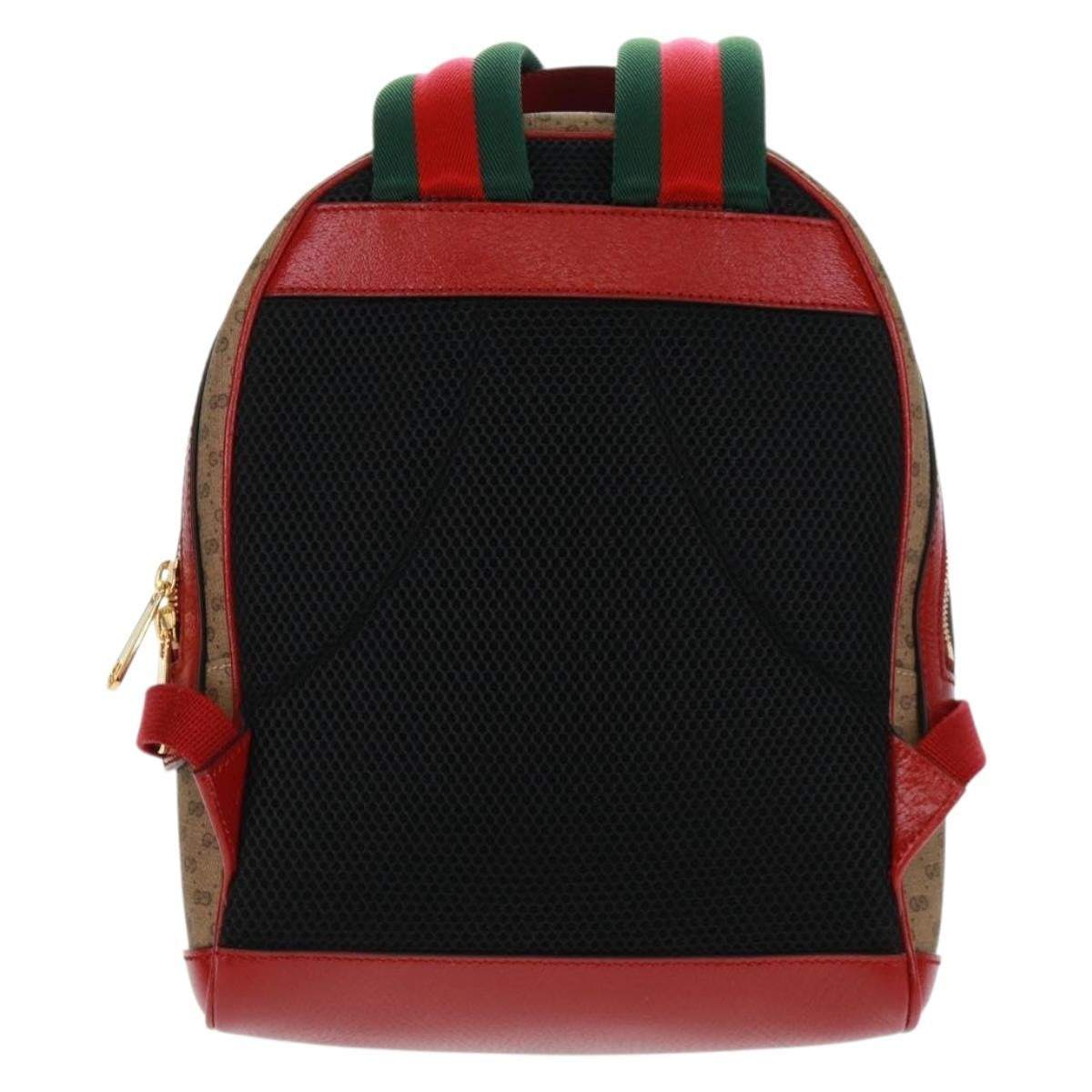 Gucci Doraemon Zip Backpack Printed Mini GG Coated Canvas, Beige, Canvas, Backpack