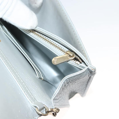 Christian Dior Diorama Wallet on Chain Leather, SILVER, LEATHER, Wallets