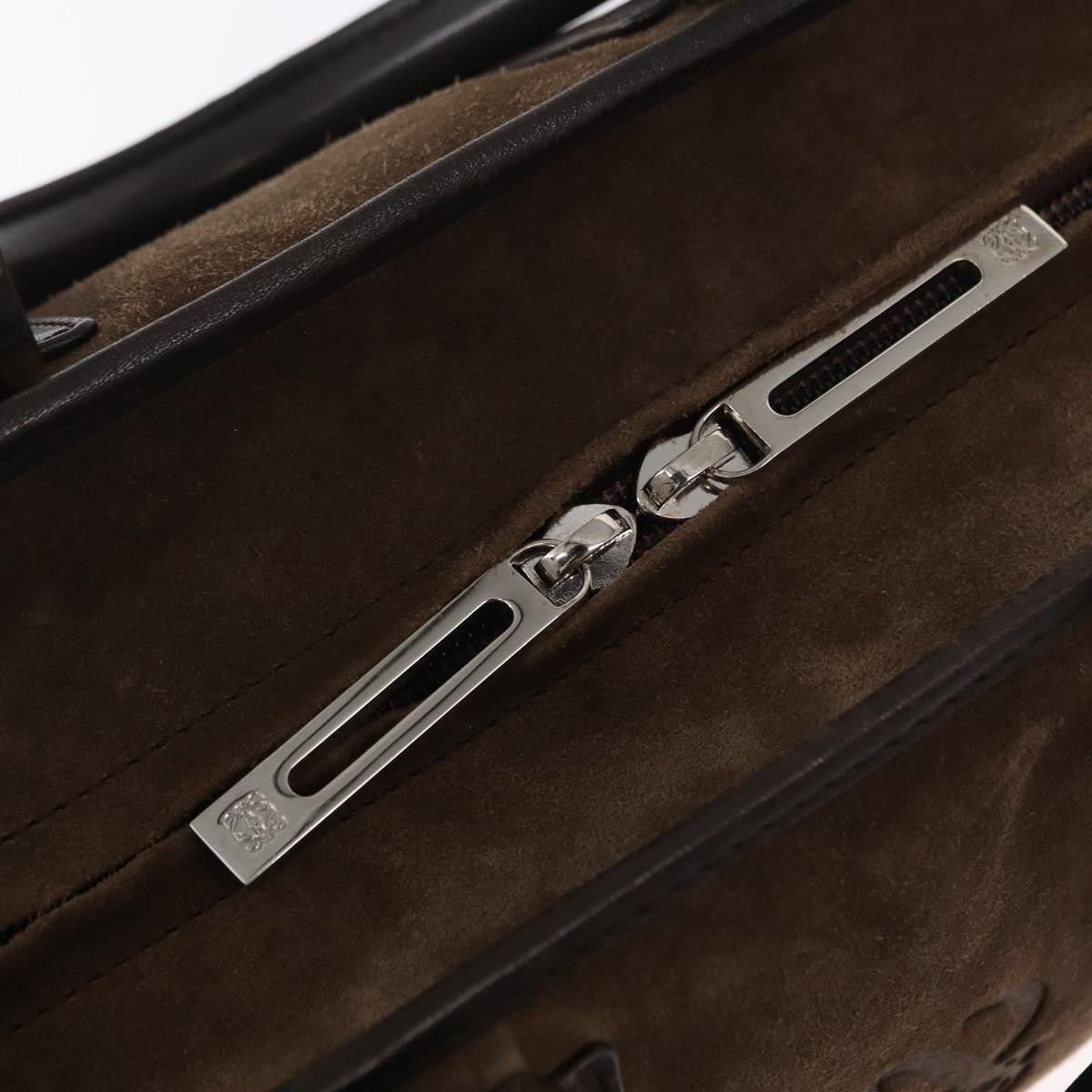 Loewe Amazona Bag Suede, BROWN, SUEDE, Handbag