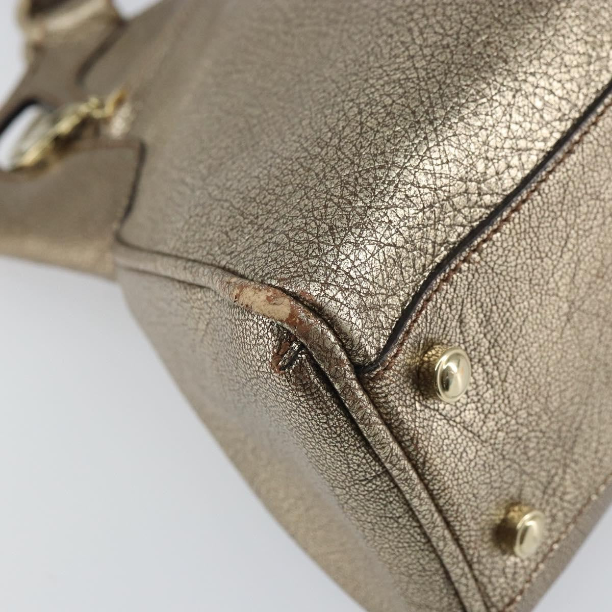 cartier Marcello Handbag Leather, GOLD, LEATHER, Tote bag