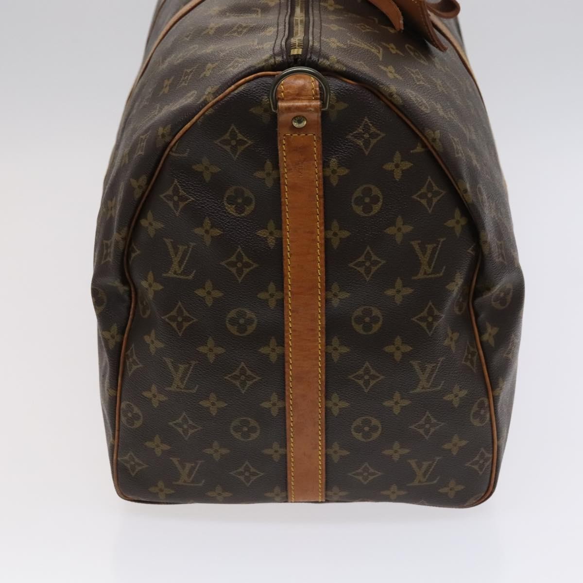 Louis Vuitton Keepall Bandouliere Bag Monogram Canvas, BROWN, CANVAS, Travel bag