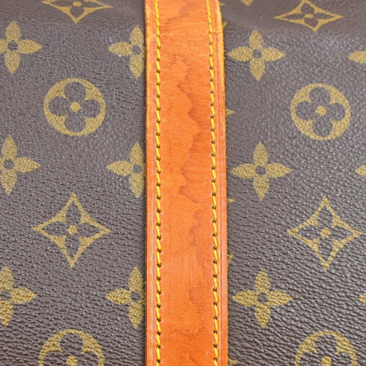 Louis Vuitton Keepall Bandouliere Bag Monogram Canvas, BROWN, CANVAS, Travel bag