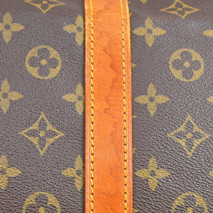 Louis Vuitton Keepall Bandouliere Bag Monogram Canvas, BROWN, CANVAS, Travel bag