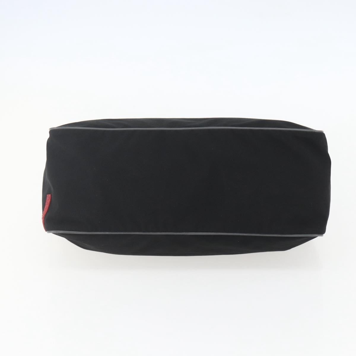 Prada Sport Zip Shoulder Bag Tessuto, BLACK, NYLON, Shoulder bag