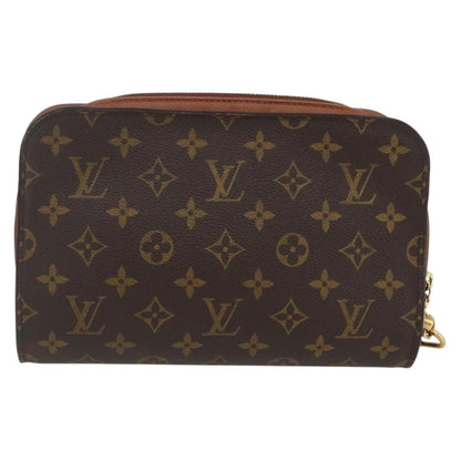 Louis Vuitton Pochette Orsay Monogram Canvas, BROWN, CANVAS, Clutche & pouche