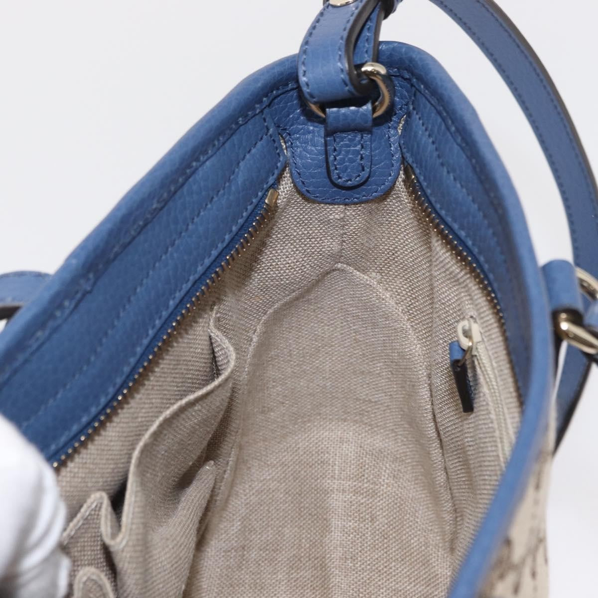 Gucci Bree Convertible Tote GG Canvas with Leather, Beige, Canvas, Tote Bag