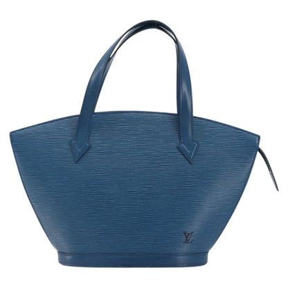 Louis Vuitton Saint Jacques Handbag Epi Leather, Blue, Leather, Handbag