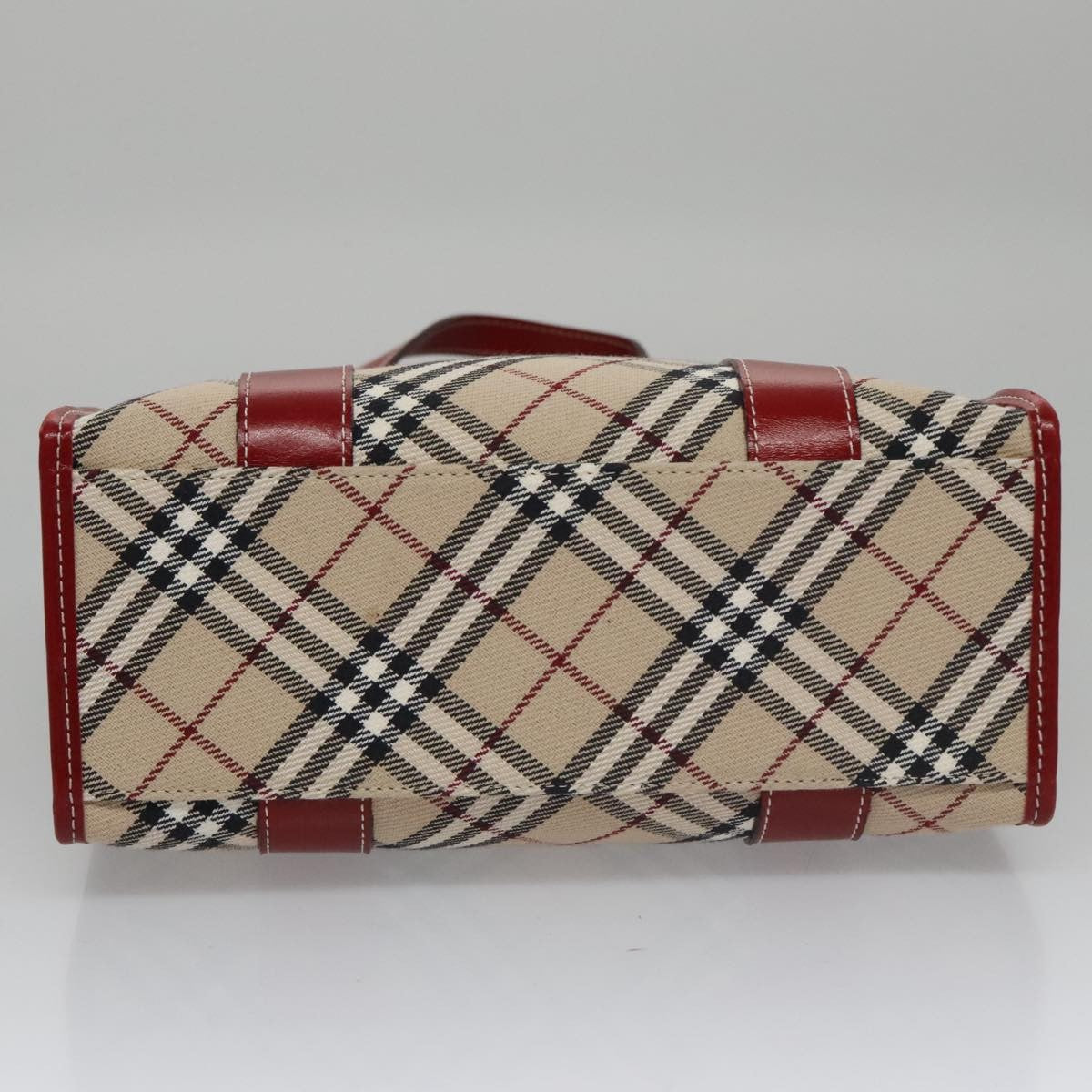 Burberry Nova Check Tote Canvas and Leather, BEIGE, CANVAS, Tote bag