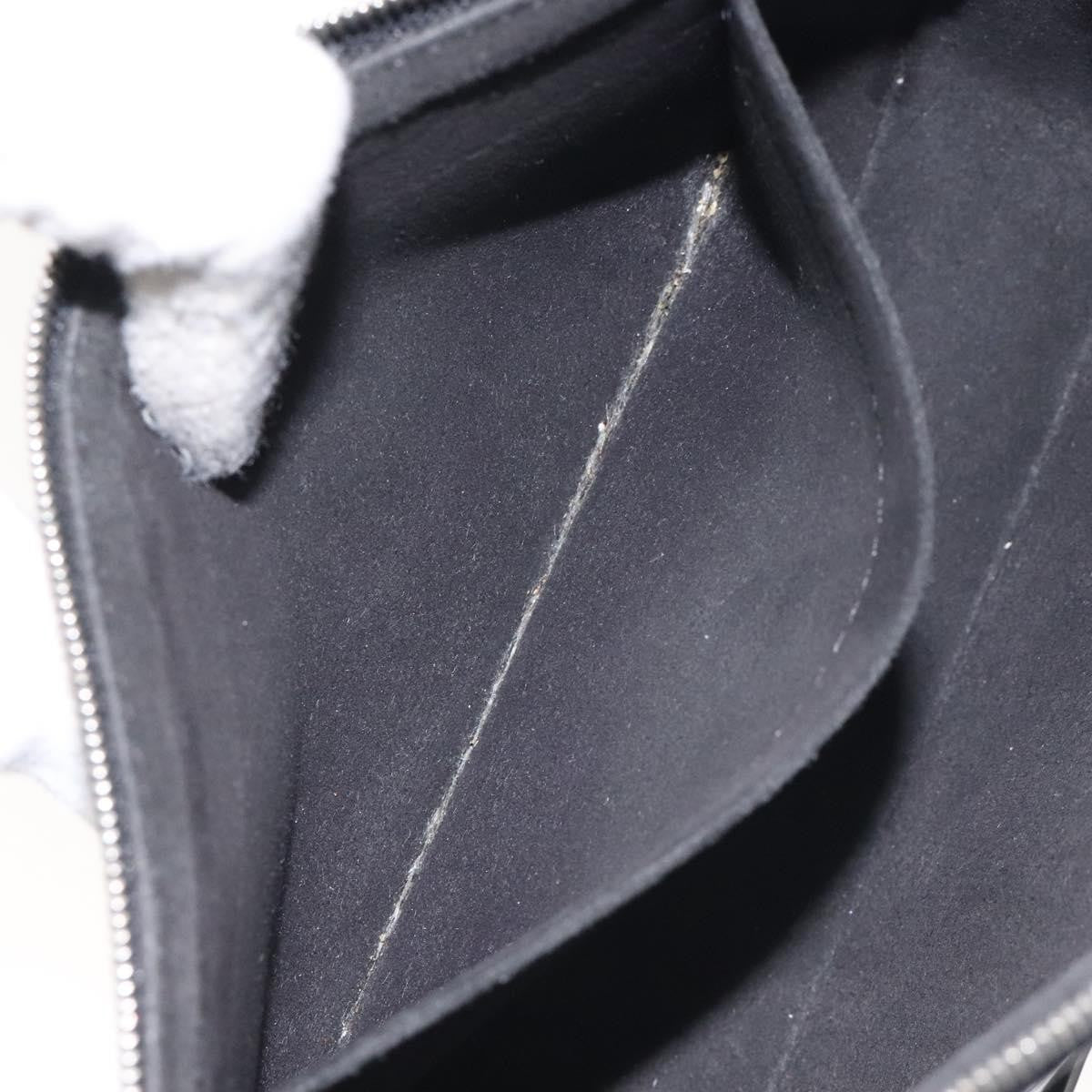 Louis Vuitton Pochette Accessoires NM Electric Epi Leather, BLACK, LEATHER, Clutche & pouche