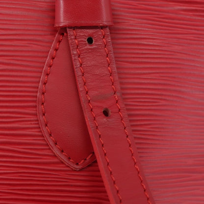 Louis Vuitton Bucket Bag Epi Leather, RED, LEATHER, Shoulder bag
