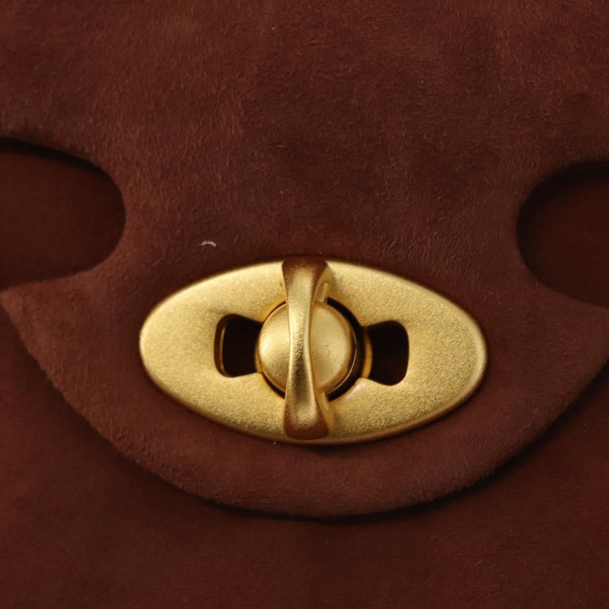 Givenchy Vintage Handbag Suede, BROWN, SUEDE, Handbag