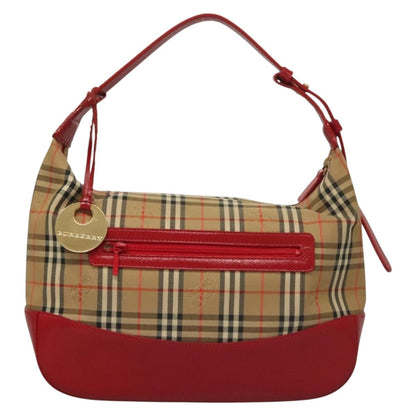 Burberry Nova Check Handbag Nova Check Canvas and leather, BEIGE, CANVAS, Handbag