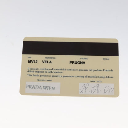 Prada Vintage Pouch Tessuto, Navy, Nylon, Clutch