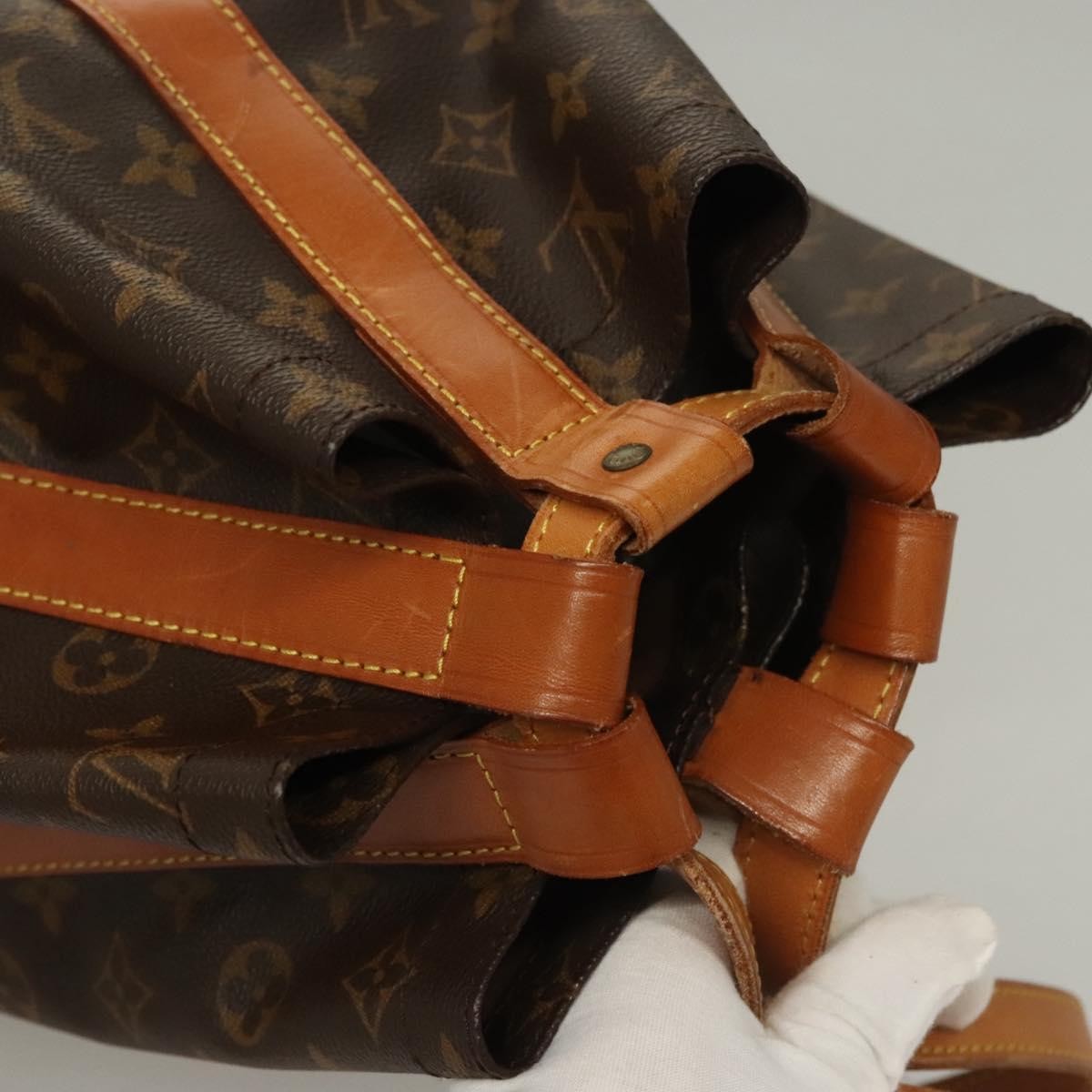 Louis Vuitton Randonnee Backpack Monogram Canvas, BROWN, CANVAS, Shoulder bag