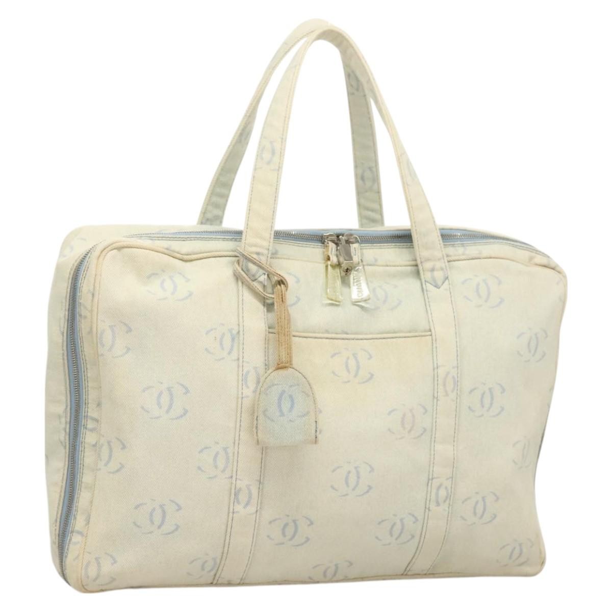 Chanel Zip Around Travel Bag Denim, BLUE, DENIM_JEANS, Travel bag