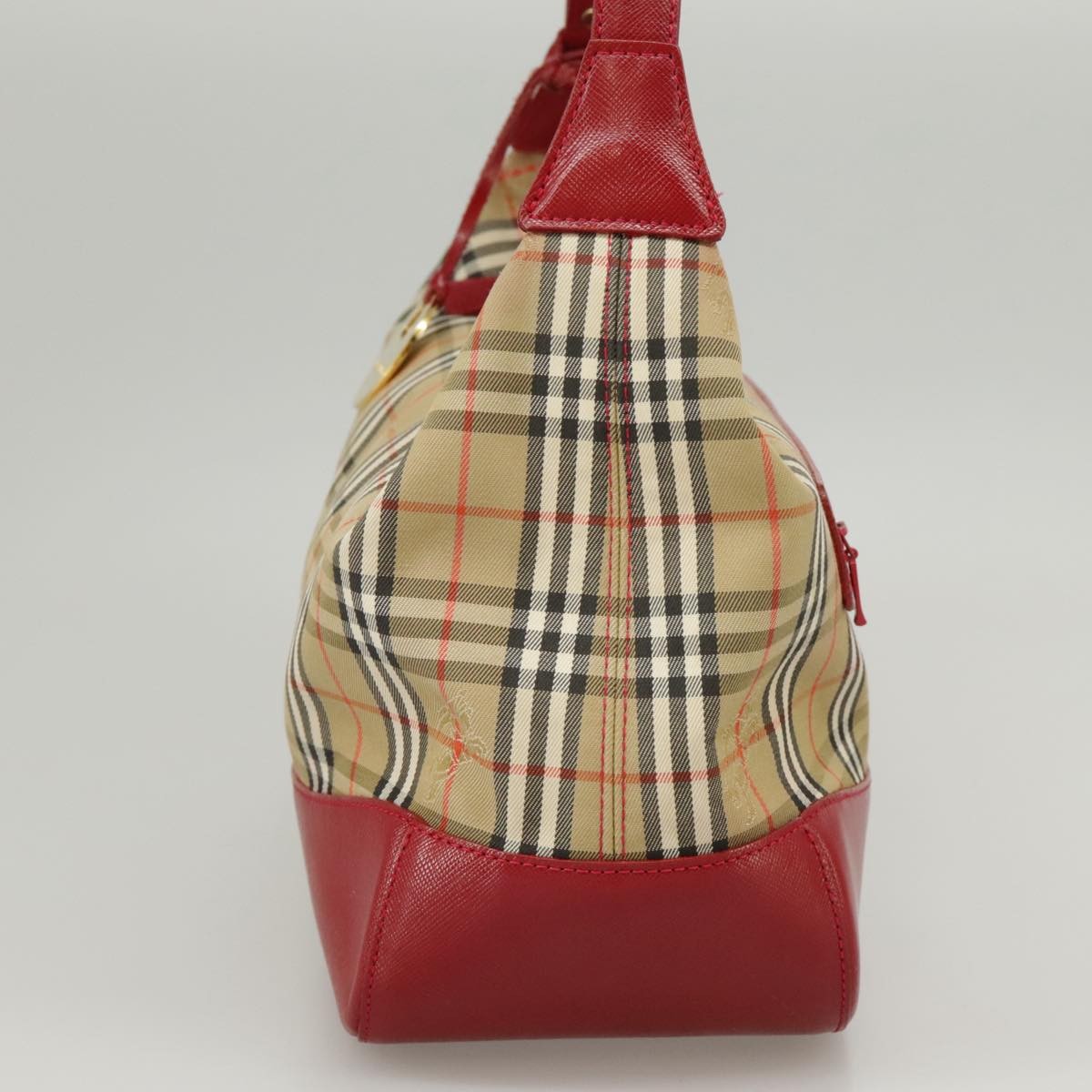 Burberry Nova Check Handbag Nova Check Canvas, BEIGE, CANVAS, Handbag
