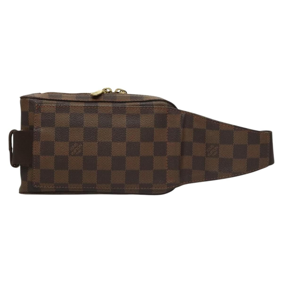 Louis Vuitton Geronimos Waist Bag Damier, BROWN, CANVAS, Shoulder bag