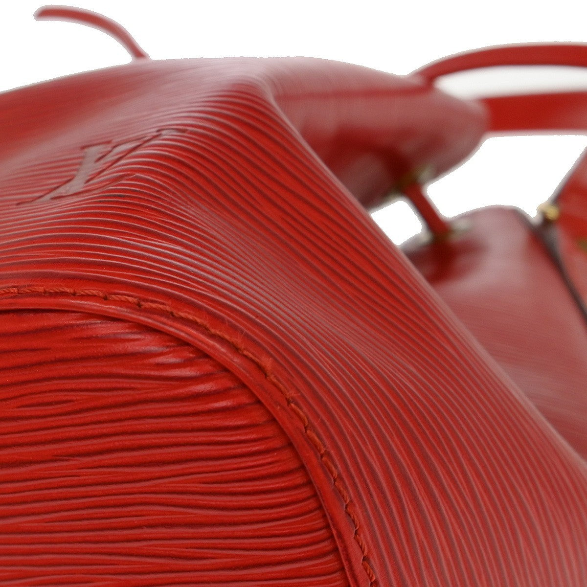 Louis Vuitton Petit Noe Handbag Epi Leather, Red, Leather, Shoulder Bag