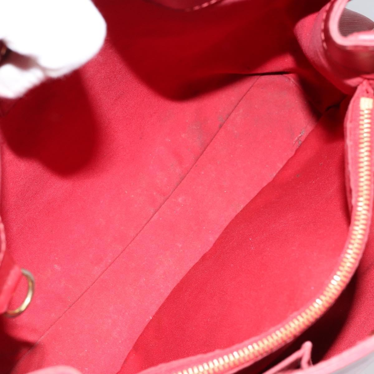 Louis Vuitton Mandara Handbag Epi Leather, RED, LEATHER, Shoulder bag