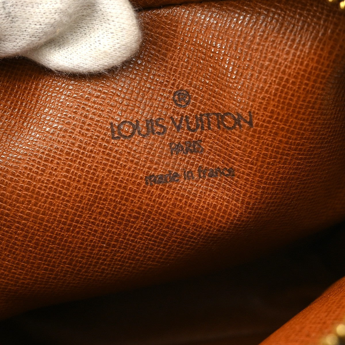 Louis Vuitton Danube Handbag Monogram Canvas, Brown, Canvas, Shoulder Bag