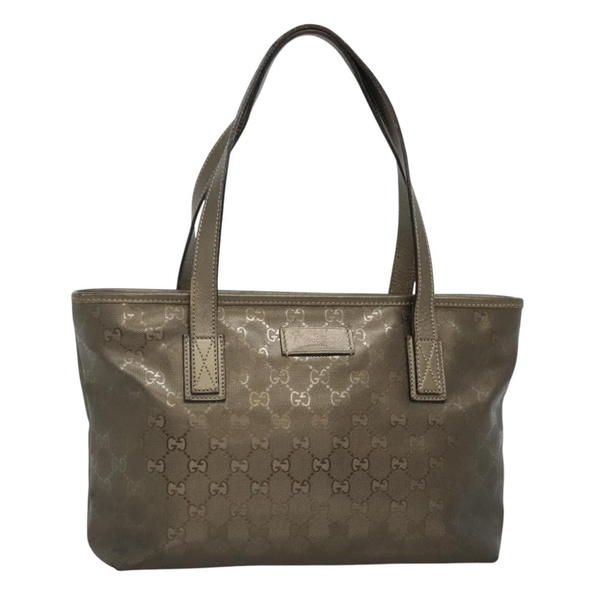 Gucci Plus Tote GG Imprime, KHAKI, CANVAS, Tote bag