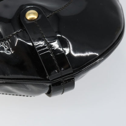 Salvatore Ferragamo Gancini Tote Patent leather, BLACK, PATENT_LEATHER, Tote bag