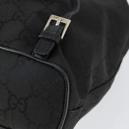 Gucci Vintage Jackie Backpack GG Canvas, BLACK, CANVAS, Backpack