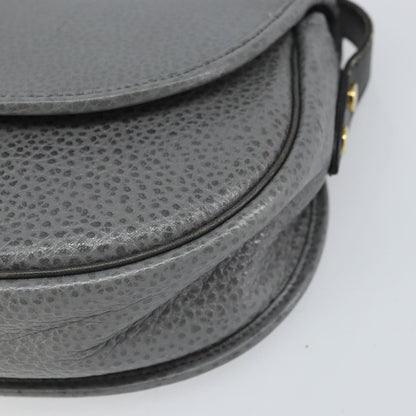 Christian Dior CD Shoulder bag Leather, GRAY, LEATHER, Shoulder bag