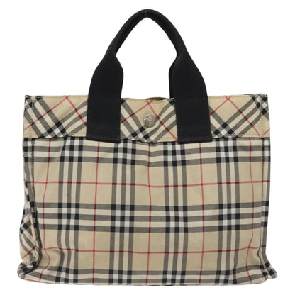 Burberry Nova Check Tote Nylon, BEIGE, NYLON, Tote bag