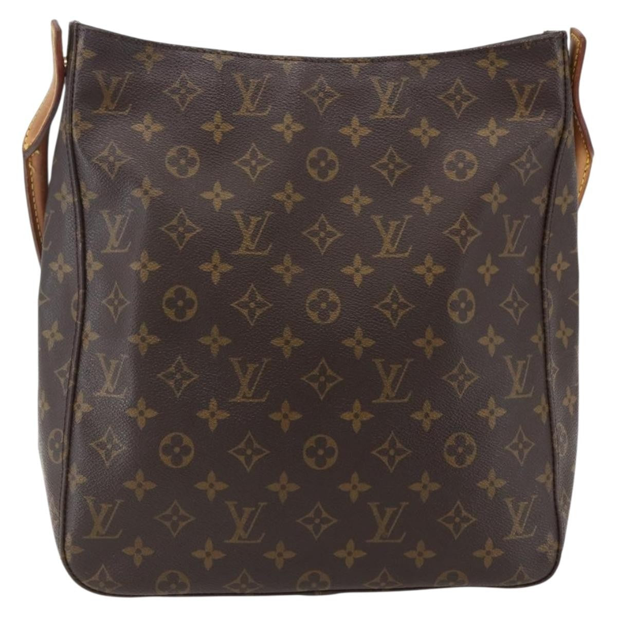 Louis Vuitton Looping Handbag Monogram Canvas, BROWN, CANVAS, Shoulder bag