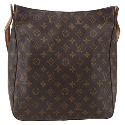 Louis Vuitton Looping Handbag Monogram Canvas, BROWN, CANVAS, Shoulder bag