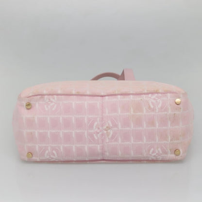 Chanel Travel Line Tote Nylon, PINK, NYLON, Tote bag
