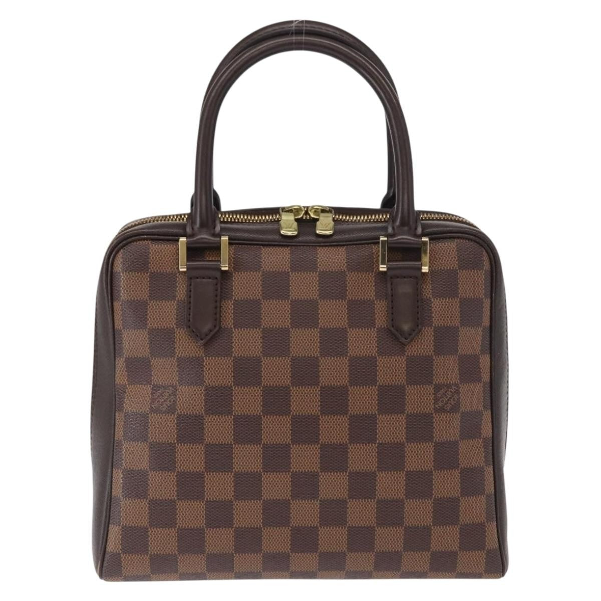 Louis Vuitton Brera Handbag Damier, BROWN, CANVAS, Handbag