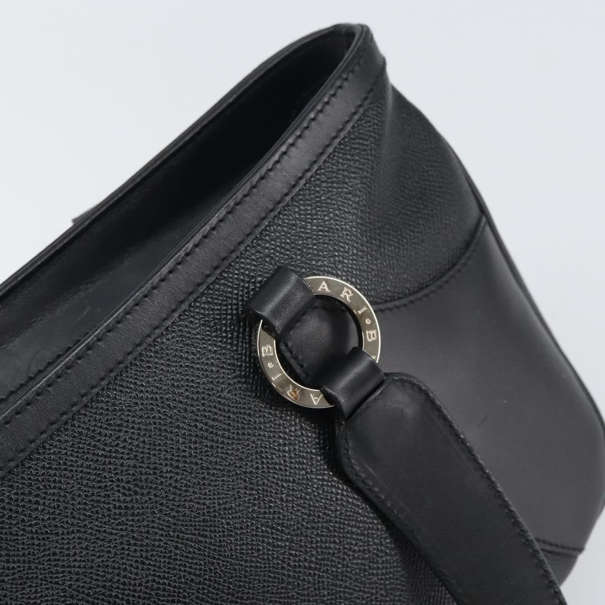 Bvlgari Handbag Leather, BLACK, LEATHER, Handbag