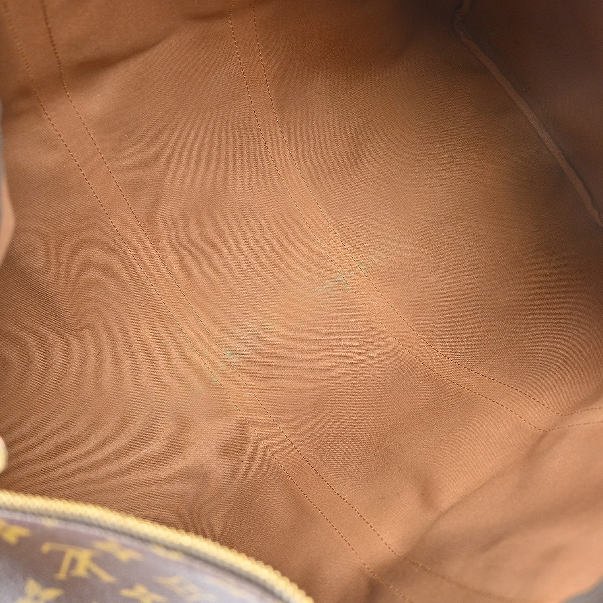 Louis Vuitton Keepall Bag Monogram Canvas, BROWN, CANVAS, Travel bag
