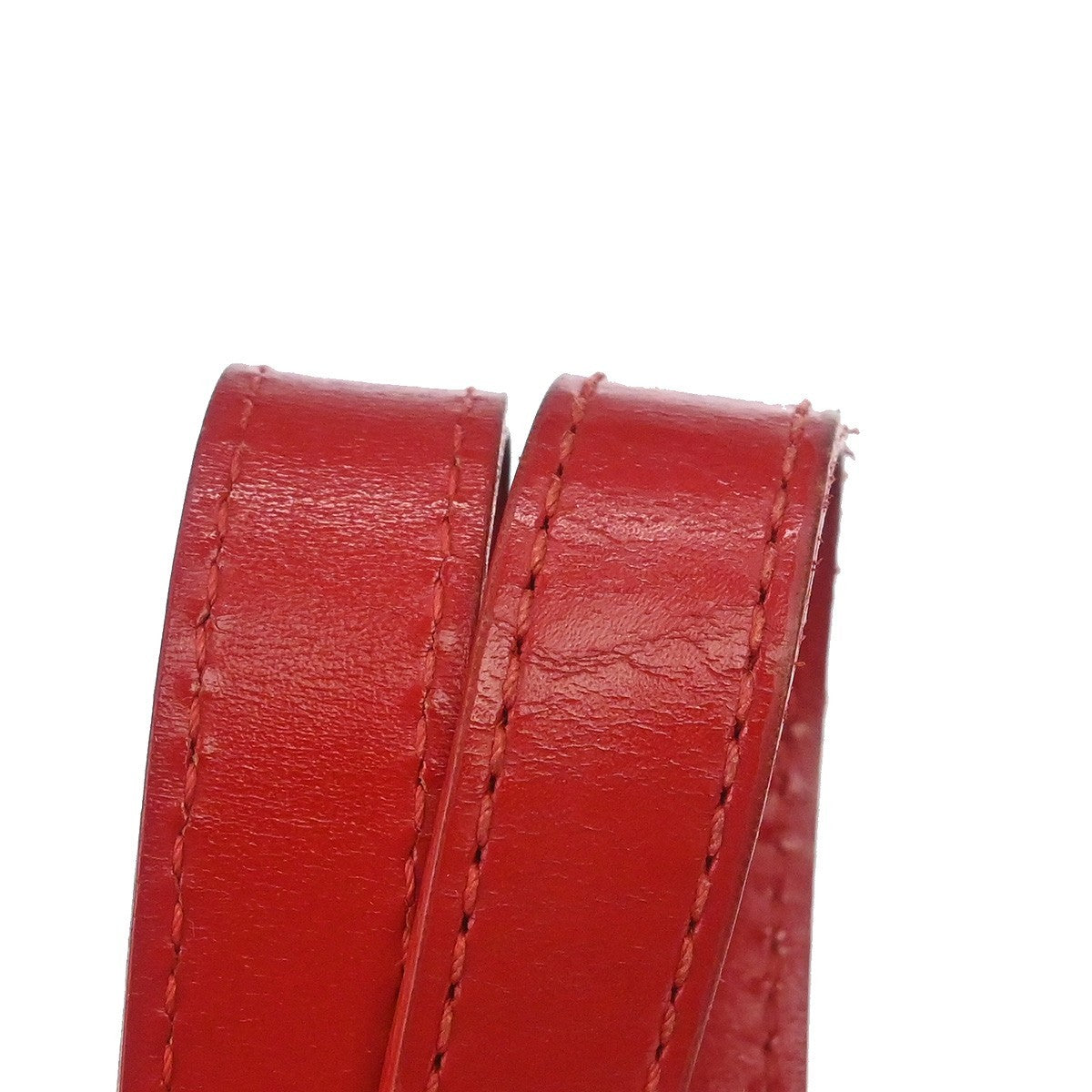 Louis Vuitton Soufflot Handbag Epi Leather, Red, Leather, Handbag