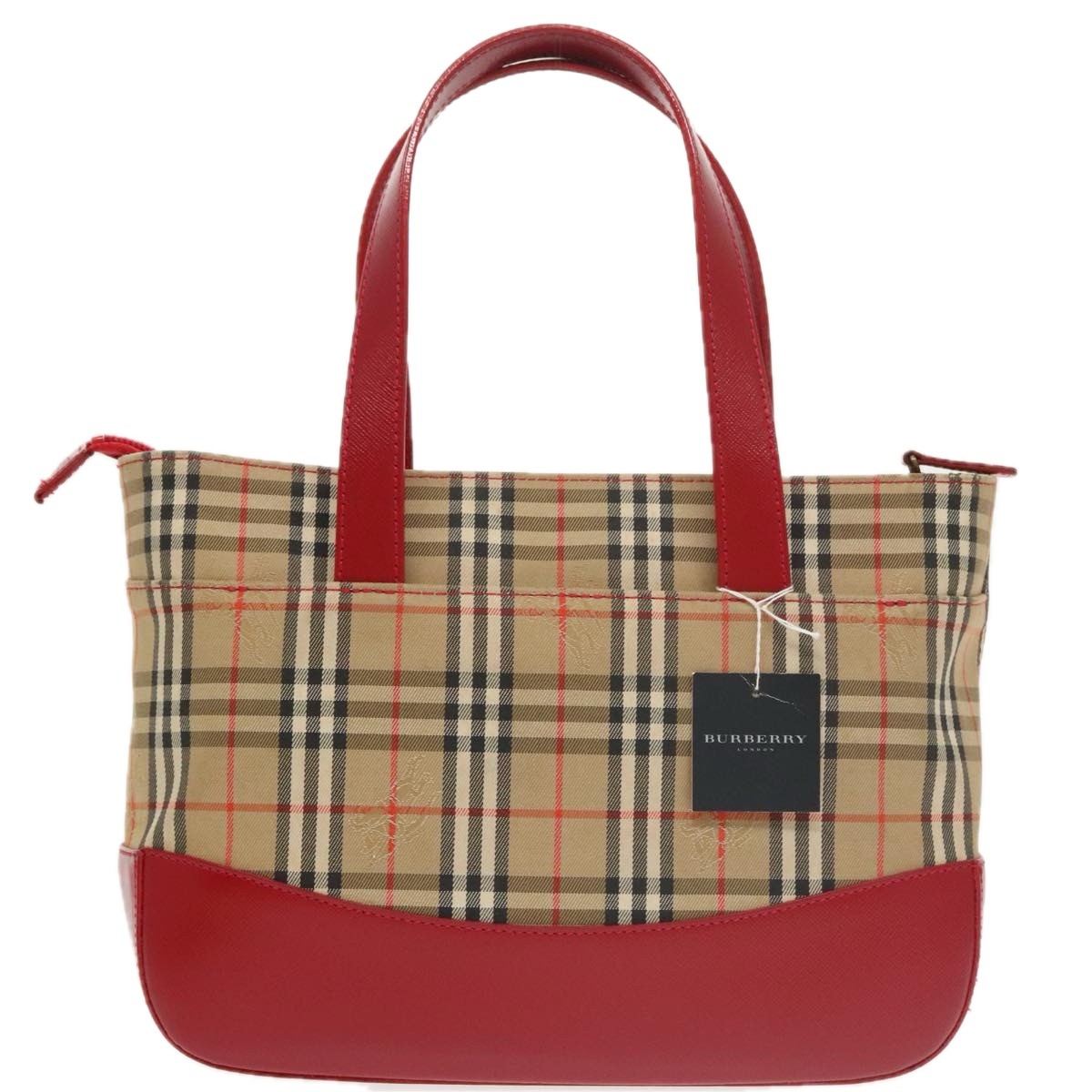 Burberry Nova Check Handbag Nova Check Canvas and leather, BEIGE, CANVAS, Handbag