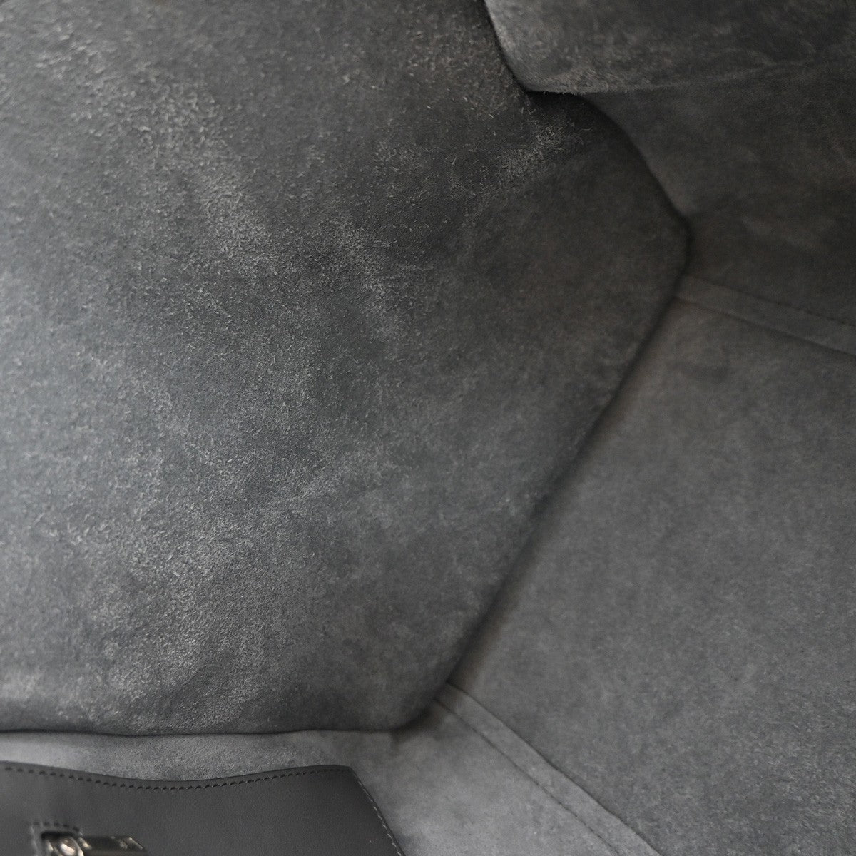 Celine Big Bag Smooth Leather, GRAY, LEATHER, Handbag